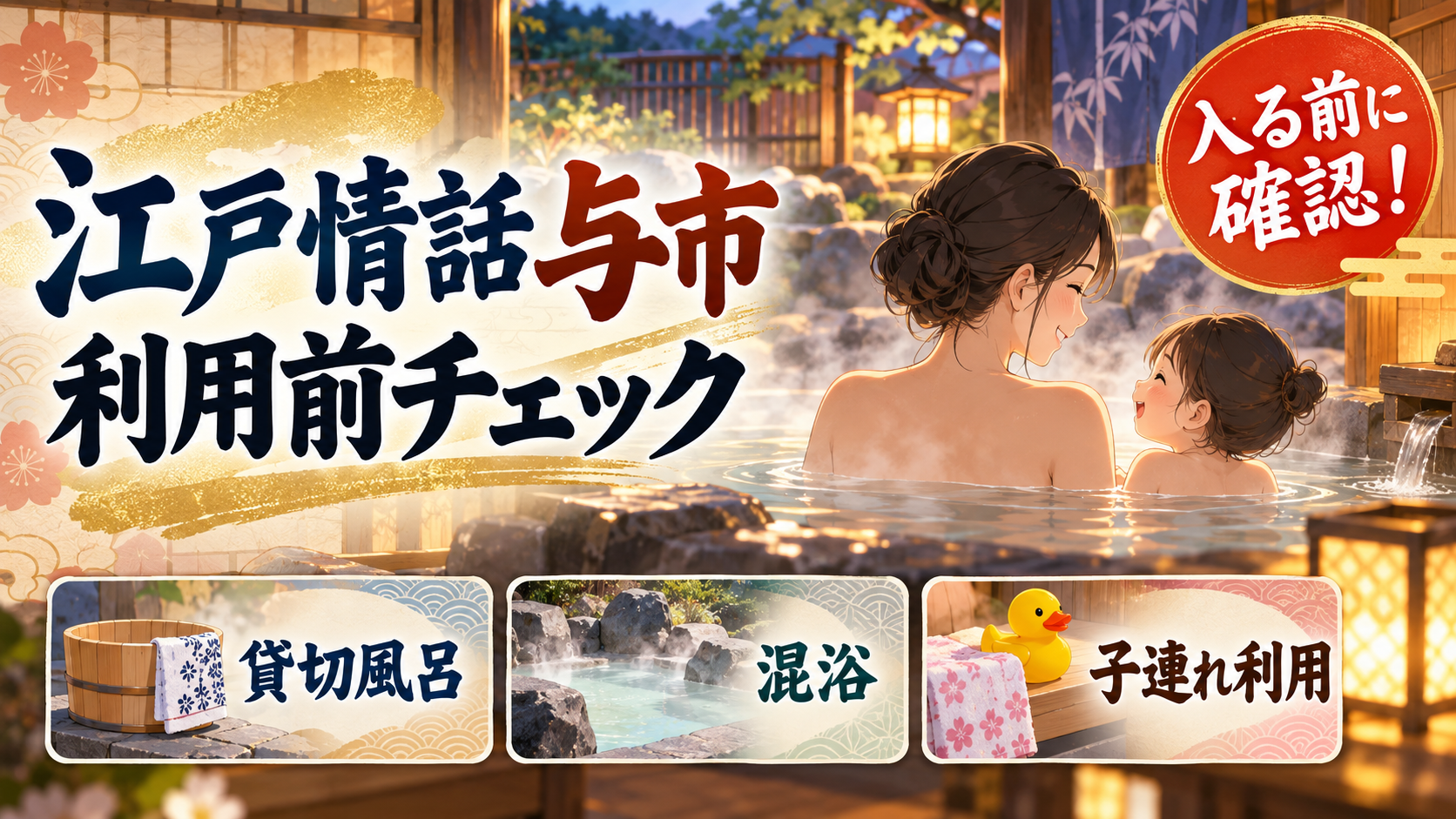 ハワイアンズ「江戸情話 与市」ガイド｜利用前に確認したいポイントを解説