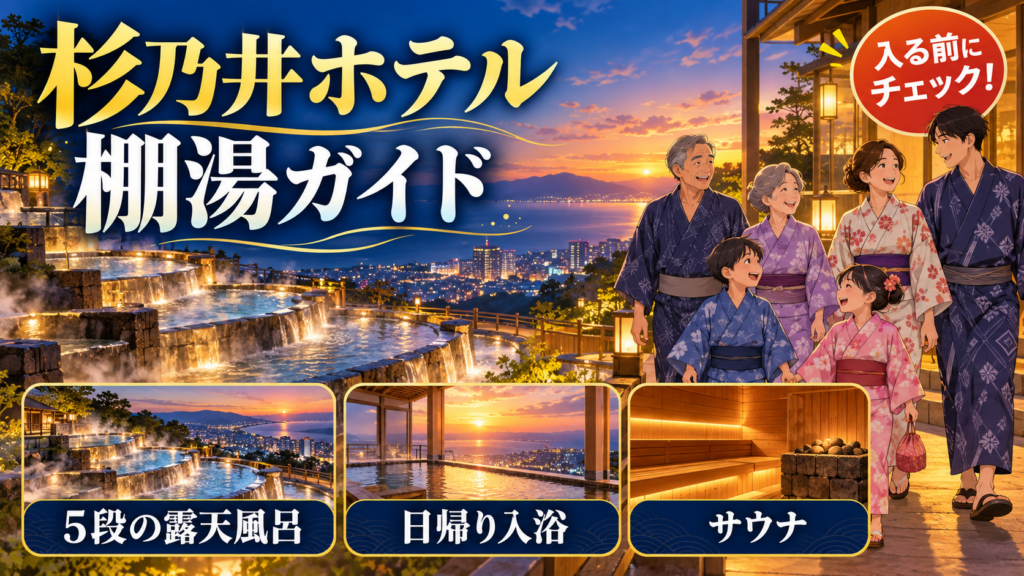 杉乃井ホテルの棚湯完全ガイド｜営業時間・料金・日帰り利用を解説